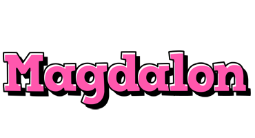 Magdalon girlish logo