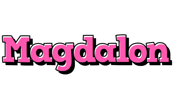 Magdalon girlish logo