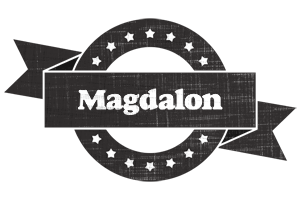 Magdalon grunge logo