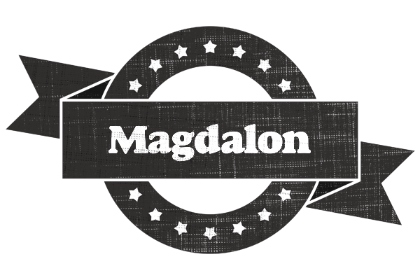 Magdalon grunge logo