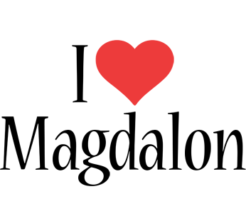 Magdalon i-love logo