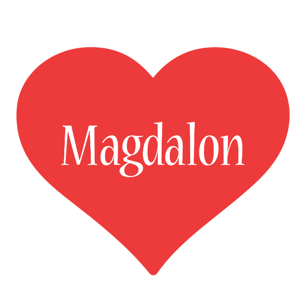 Magdalon love logo