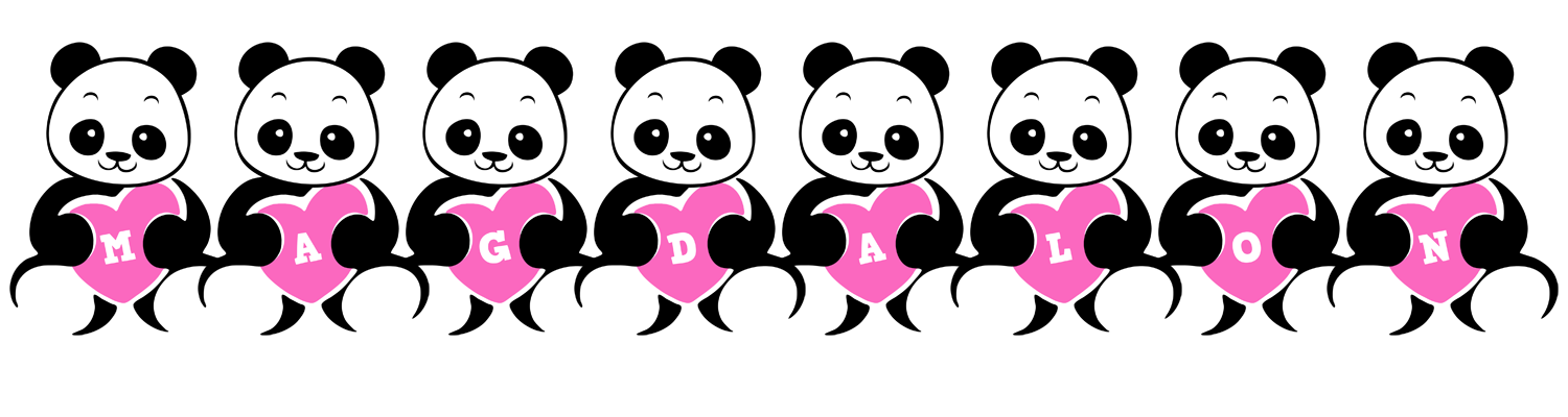 Magdalon love-panda logo