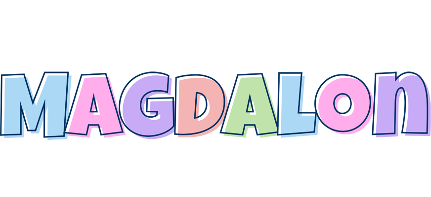 Magdalon pastel logo