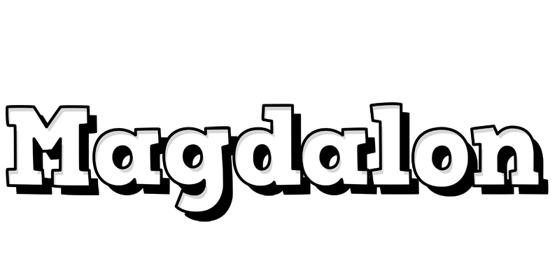 Magdalon snowing logo