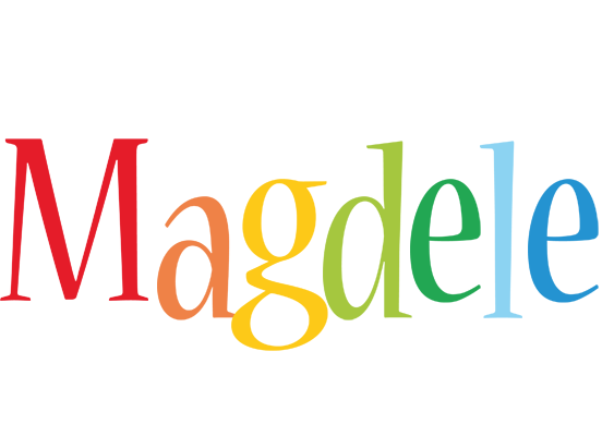 Magdele birthday logo