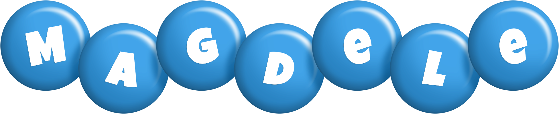 Magdele candy-blue logo