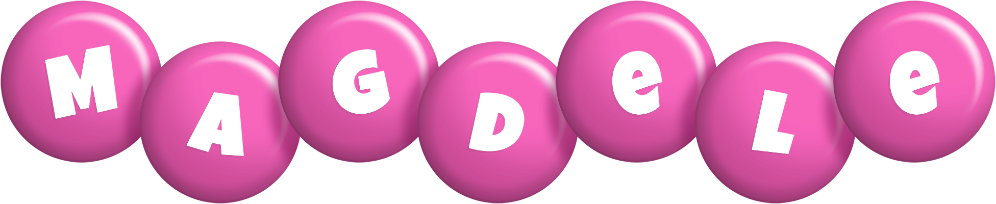 Magdele candy-pink logo