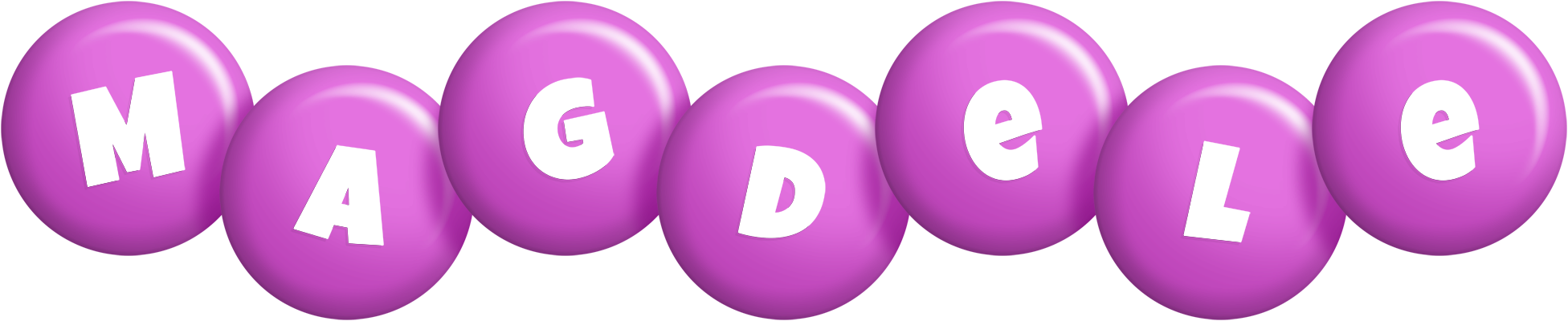 Magdele candy-purple logo