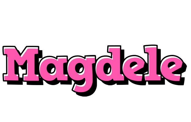 Magdele girlish logo