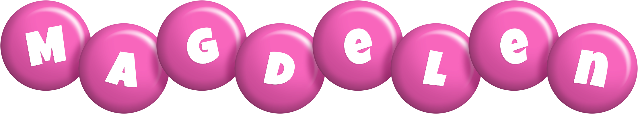 Magdelen candy-pink logo