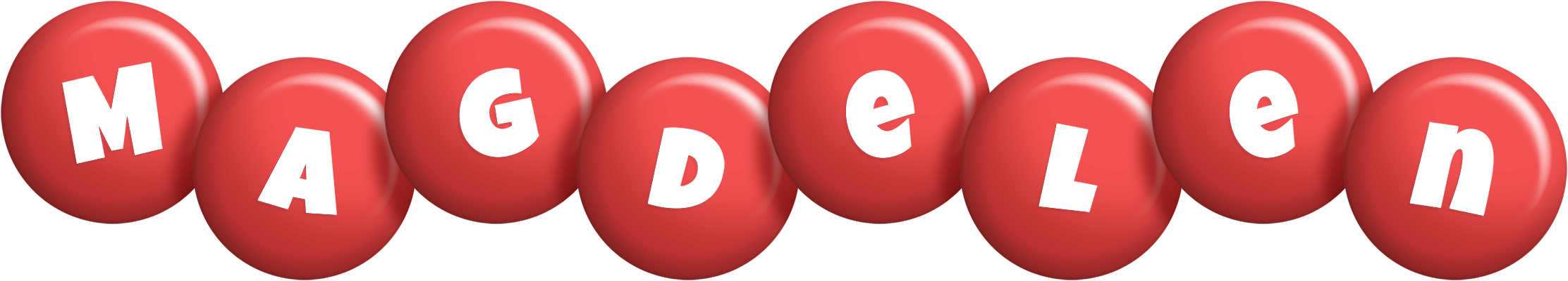 Magdelen candy-red logo