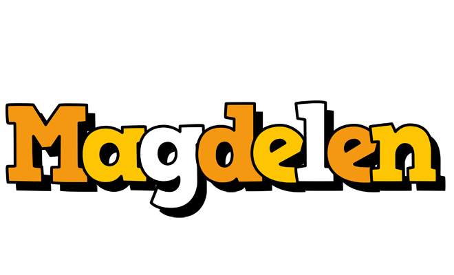 Magdelen cartoon logo