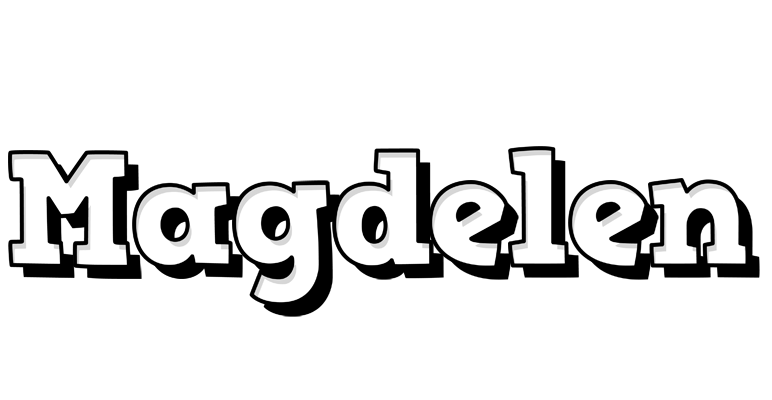 Magdelen snowing logo