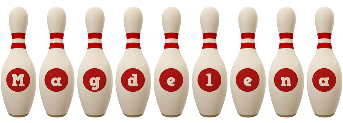 Magdelena bowling-pin logo