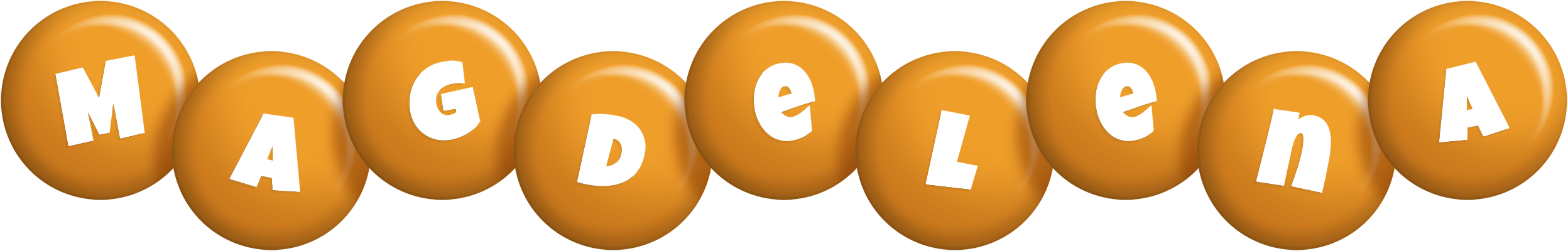 Magdelena candy-orange logo