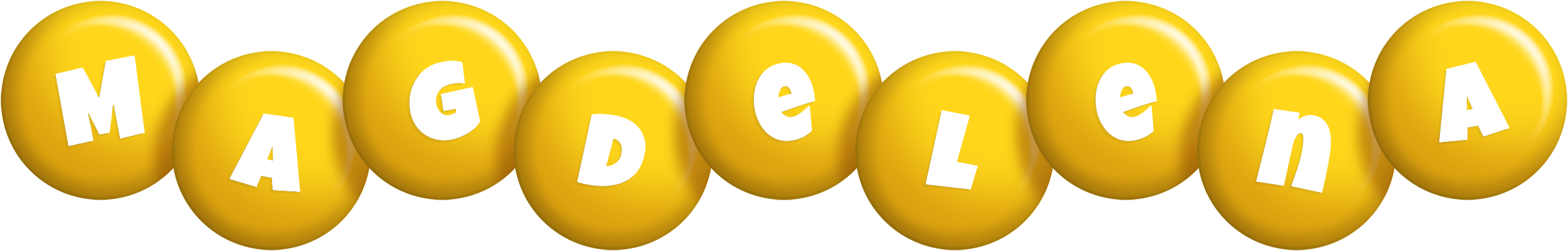 Magdelena candy-yellow logo