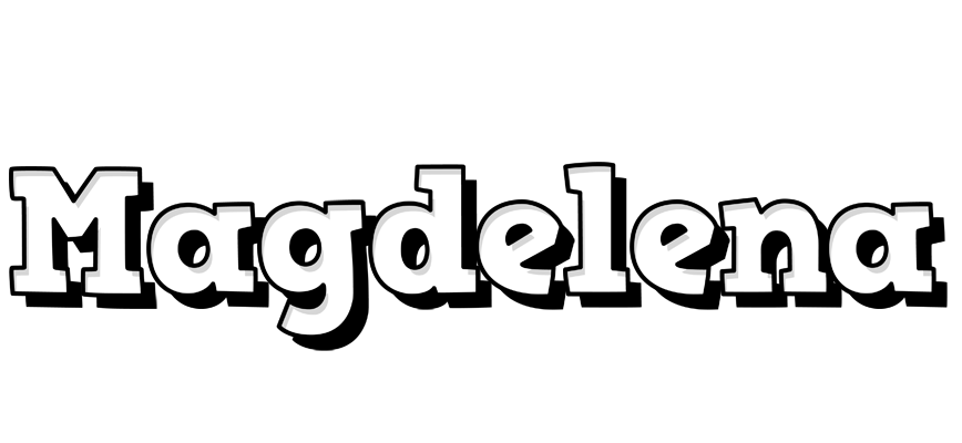 Magdelena snowing logo