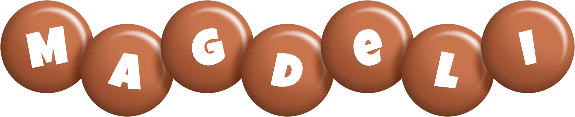 Magdeli candy-brown logo
