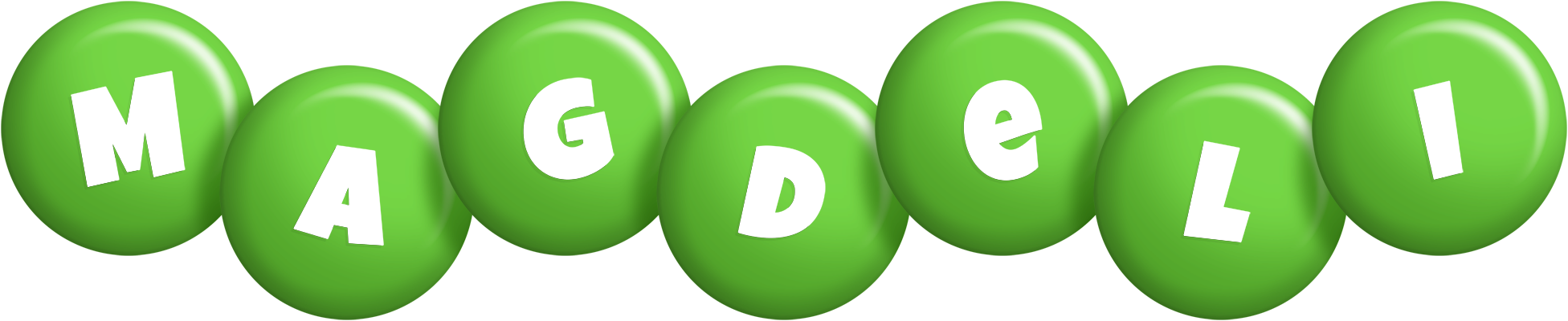 Magdeli candy-green logo