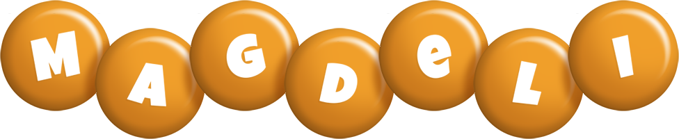 Magdeli candy-orange logo