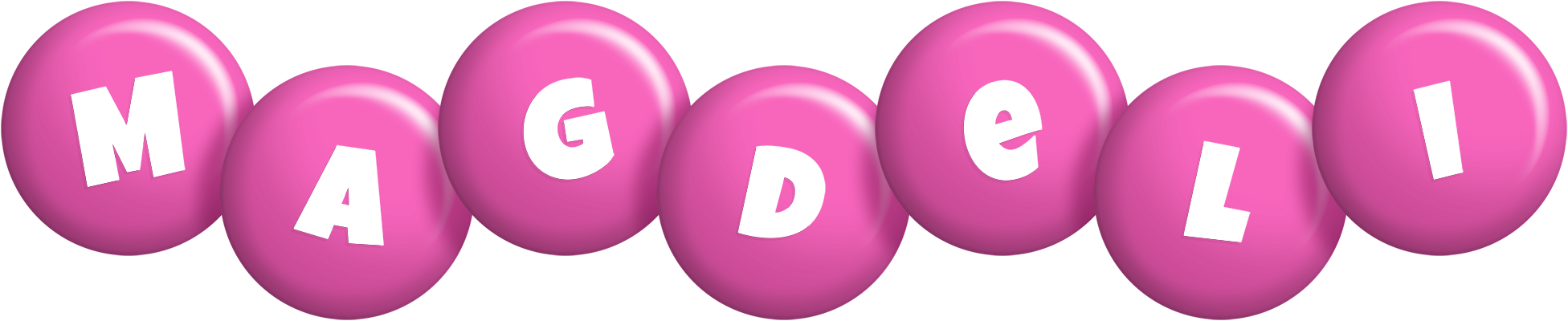 Magdeli candy-pink logo