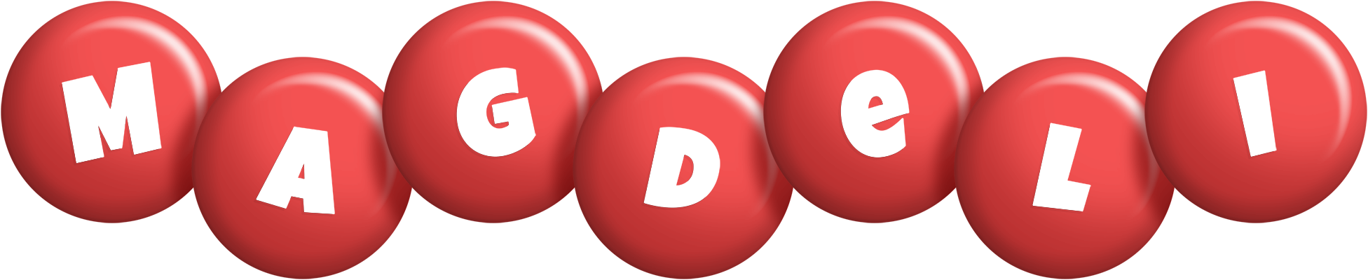 Magdeli candy-red logo