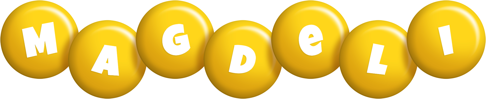 Magdeli candy-yellow logo