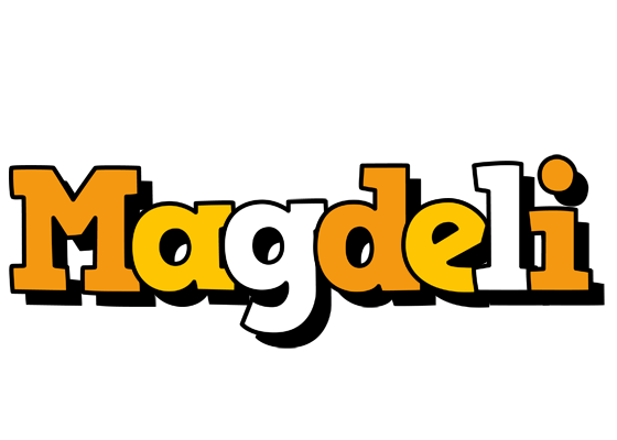 Magdeli cartoon logo