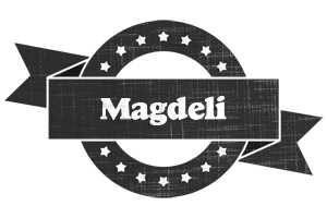 Magdeli grunge logo