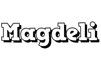 Magdeli snowing logo