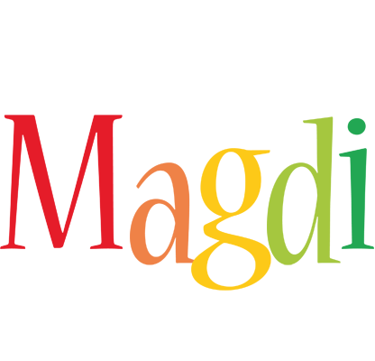 Magdi birthday logo