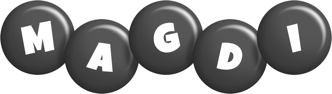 Magdi candy-black logo