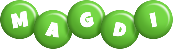 Magdi candy-green logo