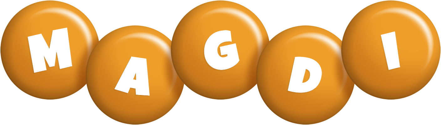 Magdi candy-orange logo