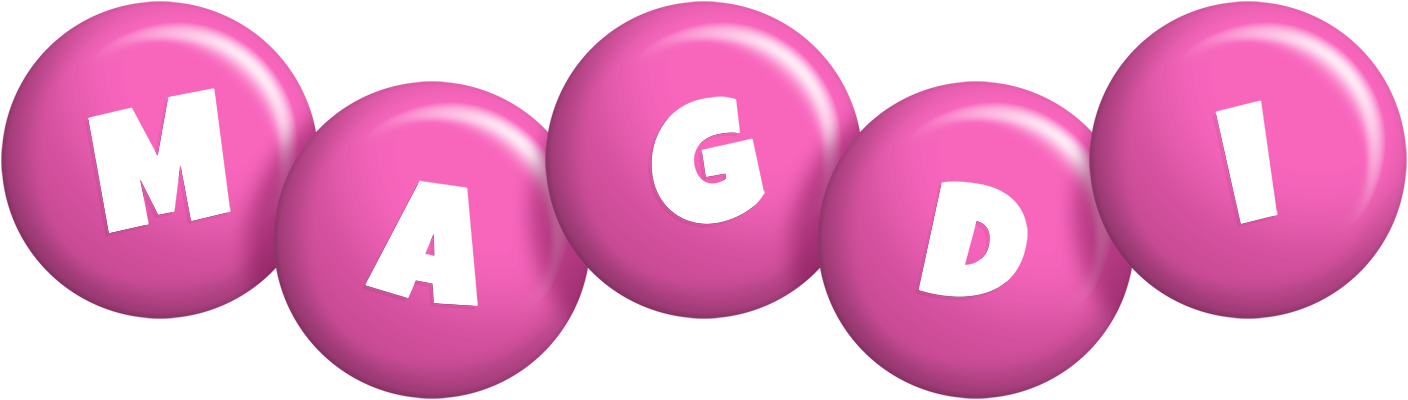 Magdi candy-pink logo