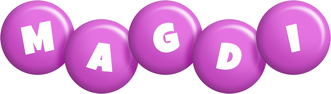 Magdi candy-purple logo