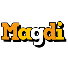 Magdi cartoon logo