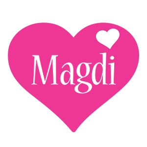 Magdi love-heart logo