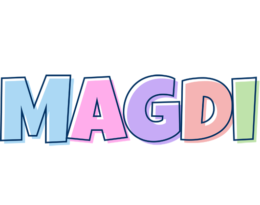 Magdi pastel logo
