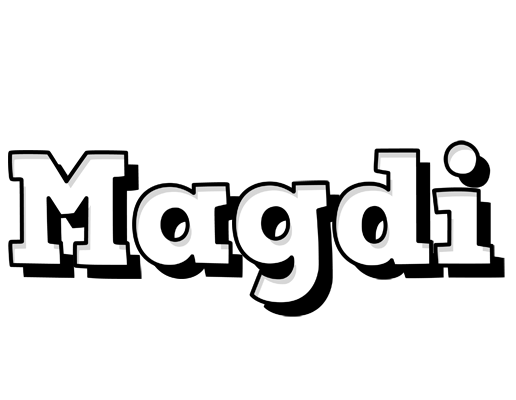 Magdi snowing logo