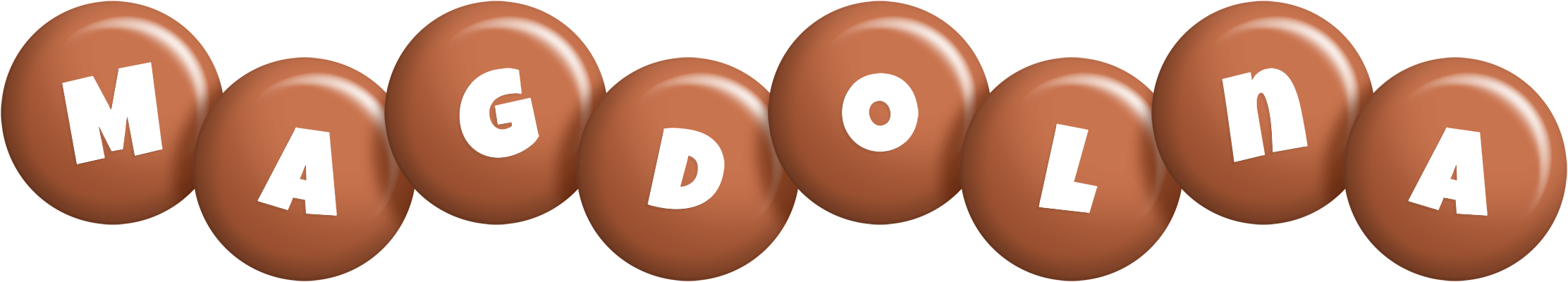 Magdolna candy-brown logo