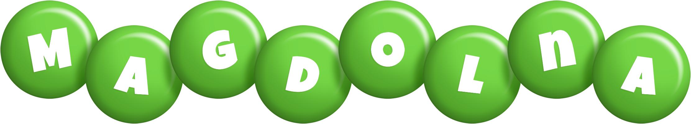 Magdolna candy-green logo