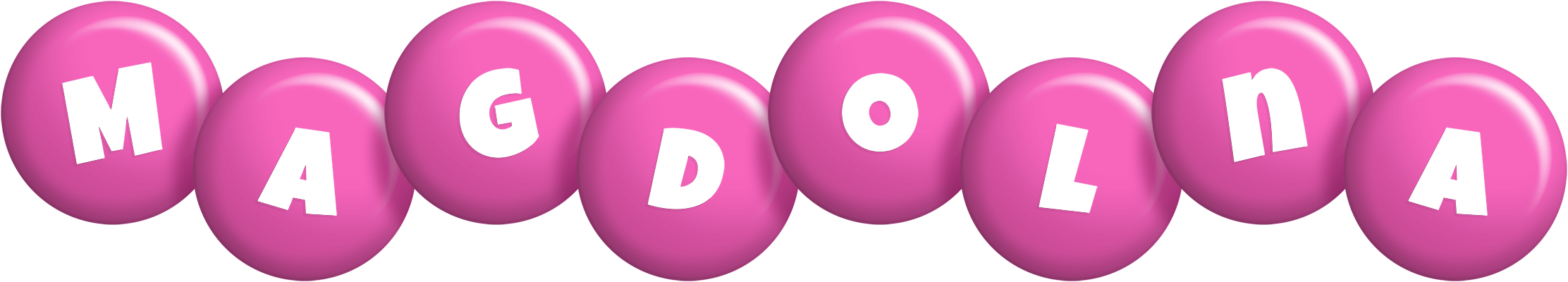 Magdolna candy-pink logo