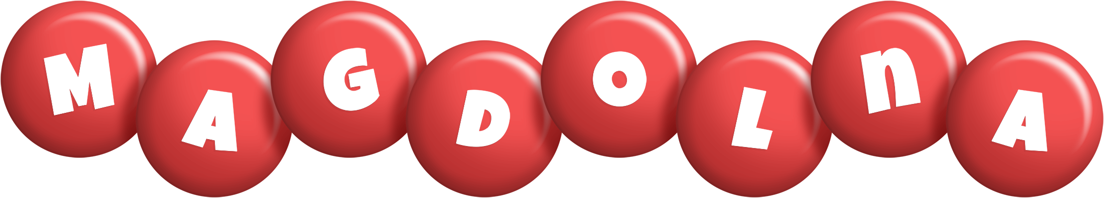 Magdolna candy-red logo