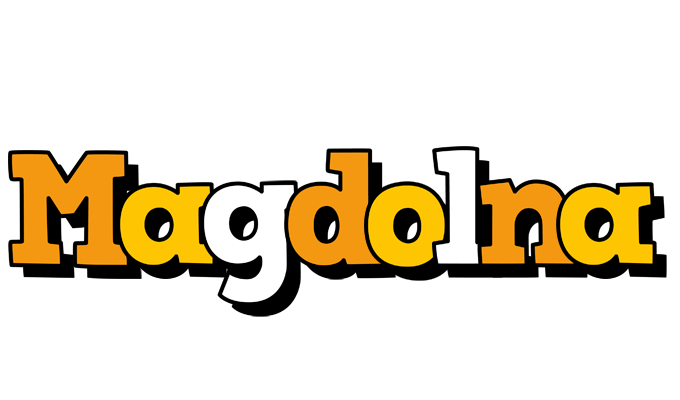 Magdolna cartoon logo