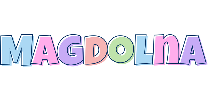 Magdolna pastel logo