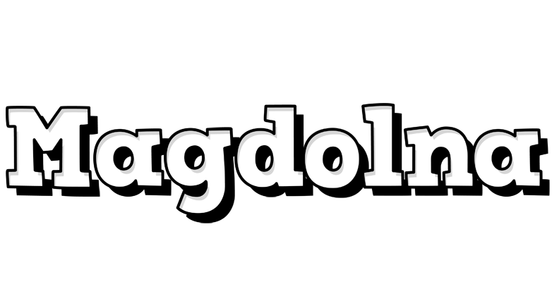 Magdolna snowing logo