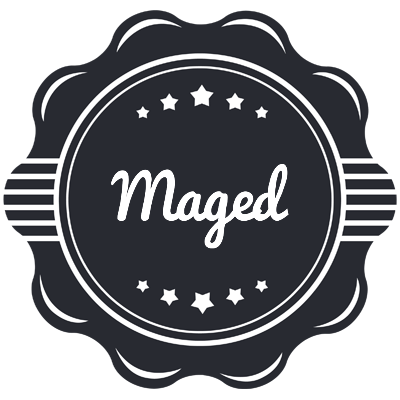 Maged badge logo