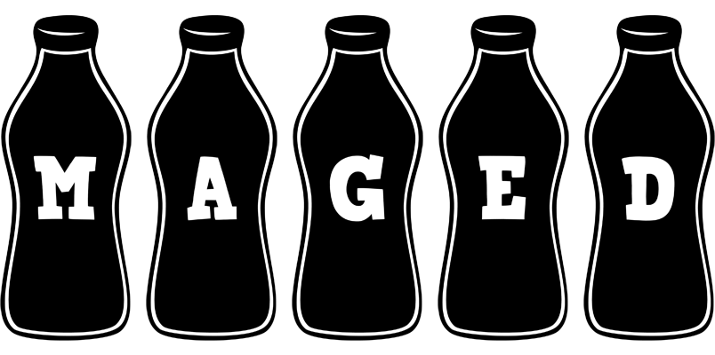 Maged bottle logo
